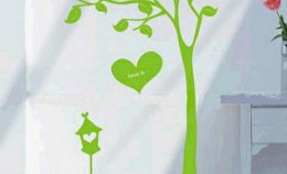 Декоративные наклейки" Дерево и сердце"