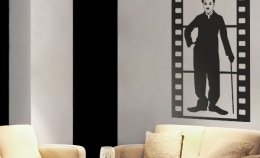 Наклейка для декора "Чаплин"